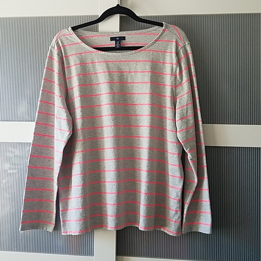 GAP Striped Sweatshirt Tee